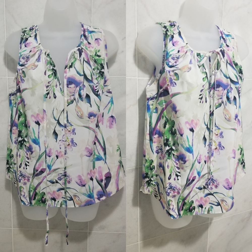 Amanda Uprichard Floral Ambrosia Top In Orchid S